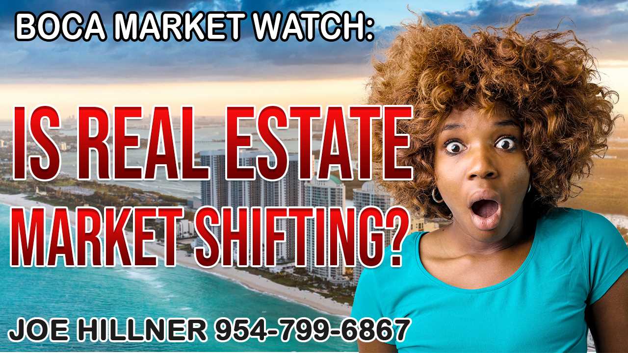 Is the Real Estate Market shift is already here?