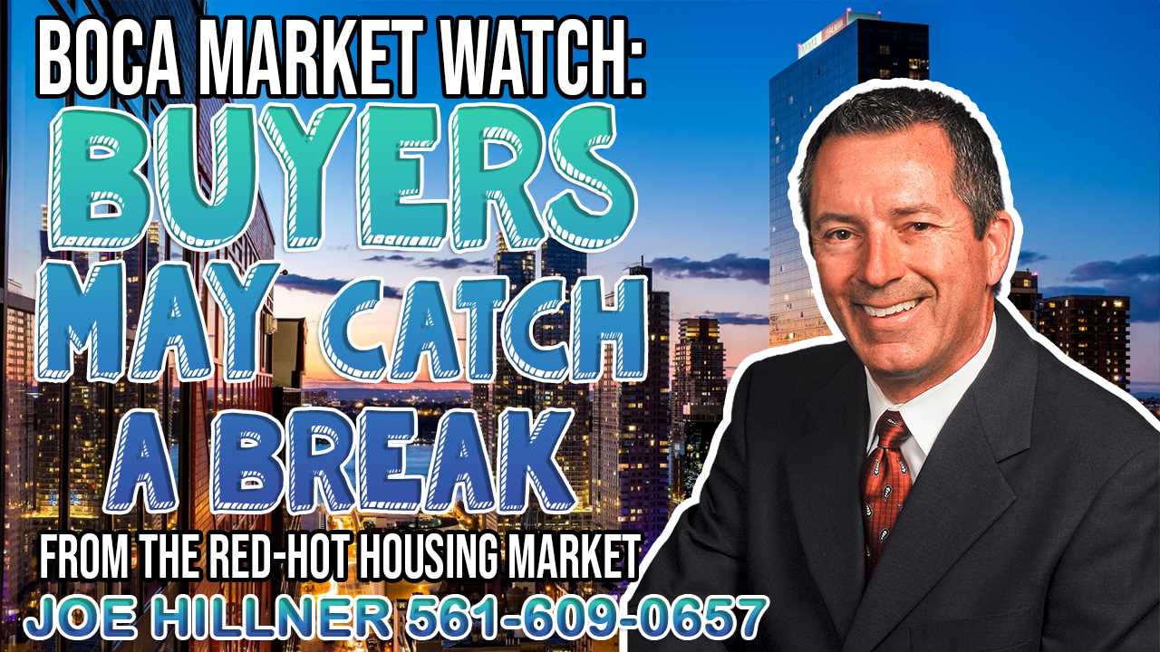Boca Market Watch: Buyer-friendly market may soon be in reach