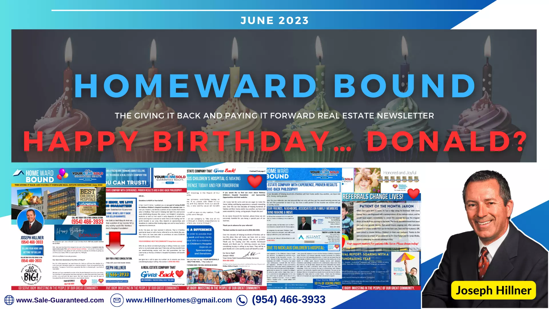 You are getting Donald Trump’s Birthday gift! | June 2023 Homeward Bound Newsletter