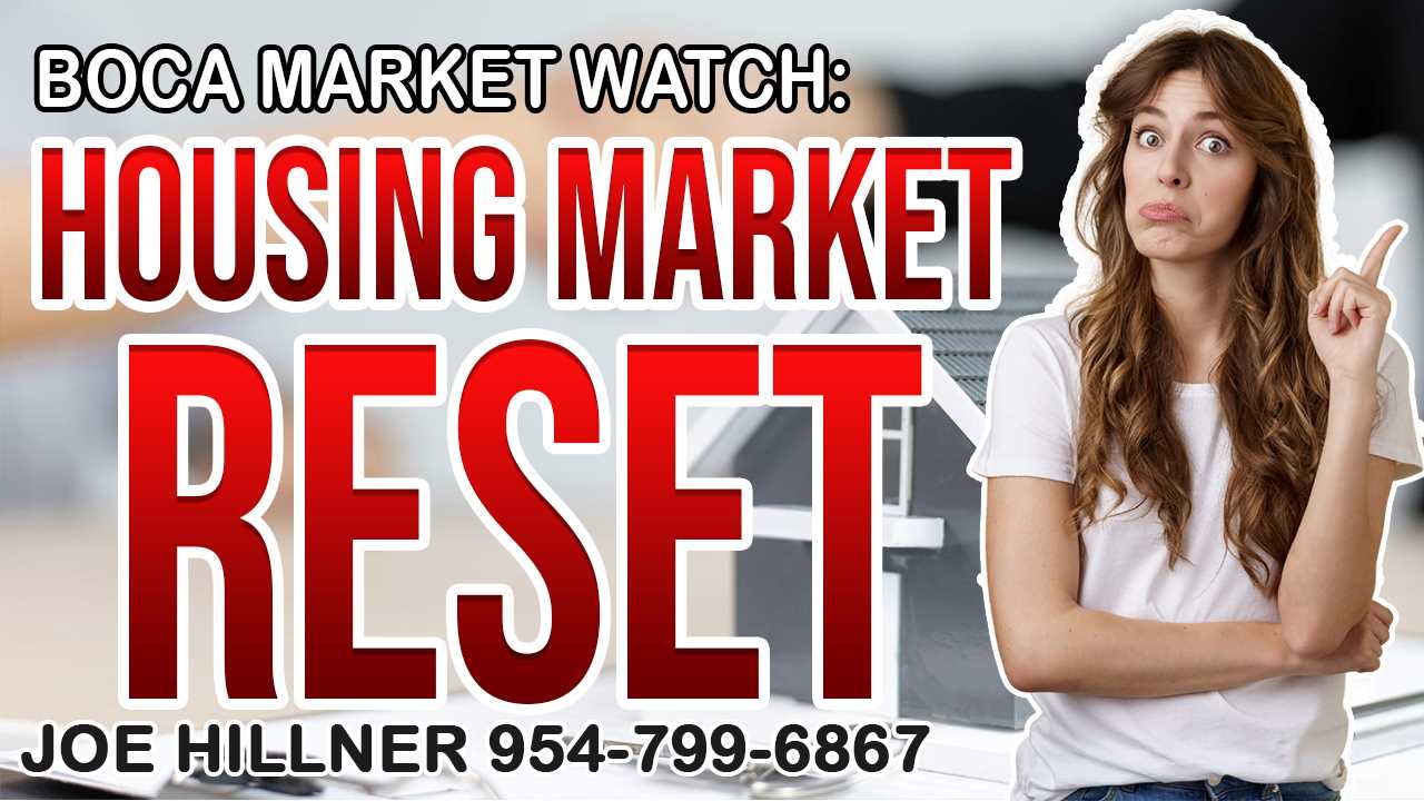 Real Estate Market Reset Continues 