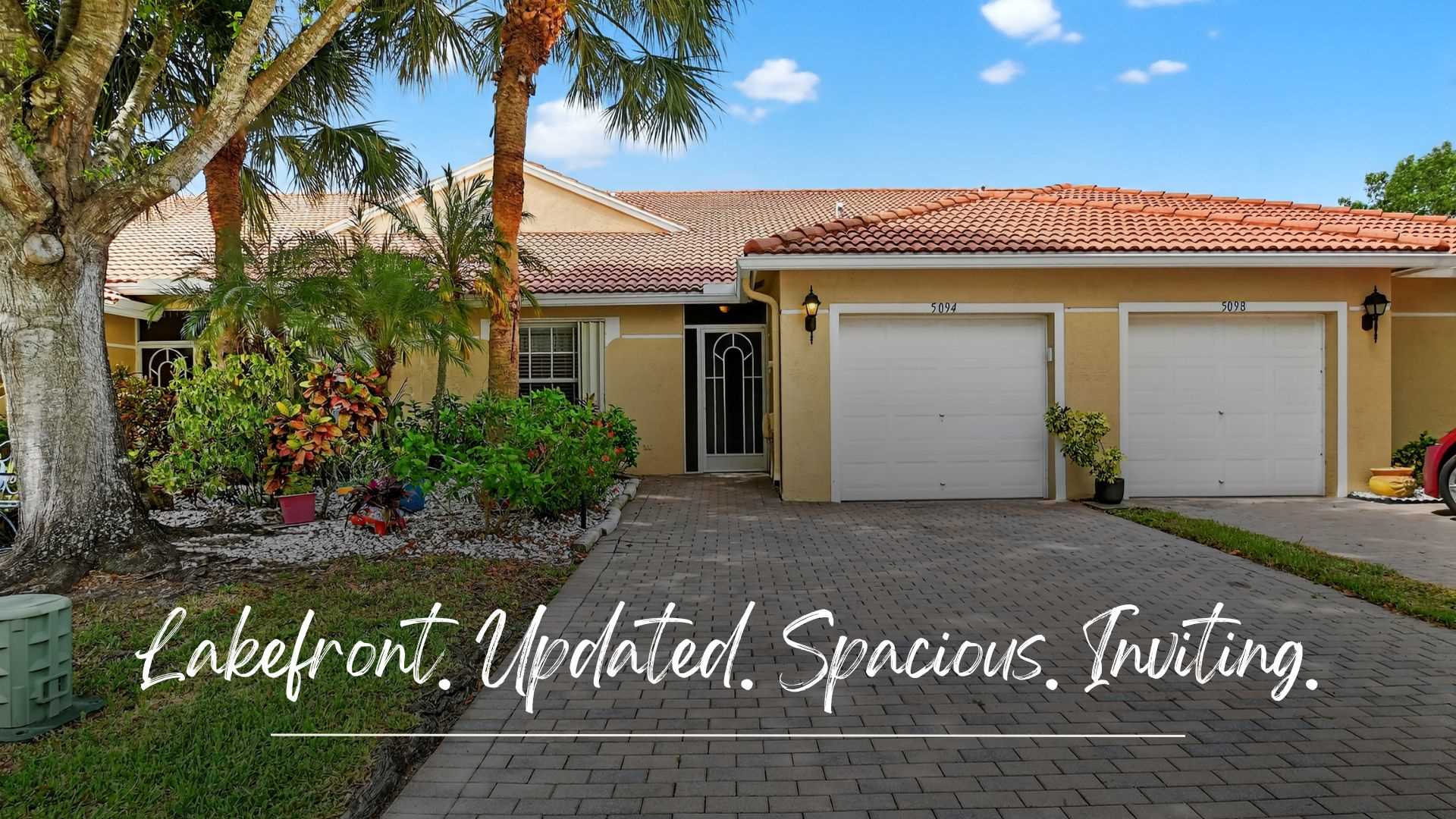 Just Listed: Serene Lakefront Villa in Tuscany Bay – Boynton Beach, FL