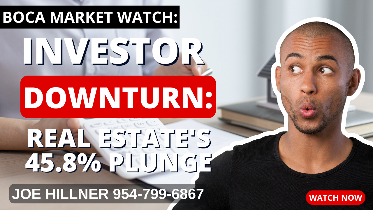 Real Estate Investing Plummets 45.8% YoY: Is the Market Shifting?